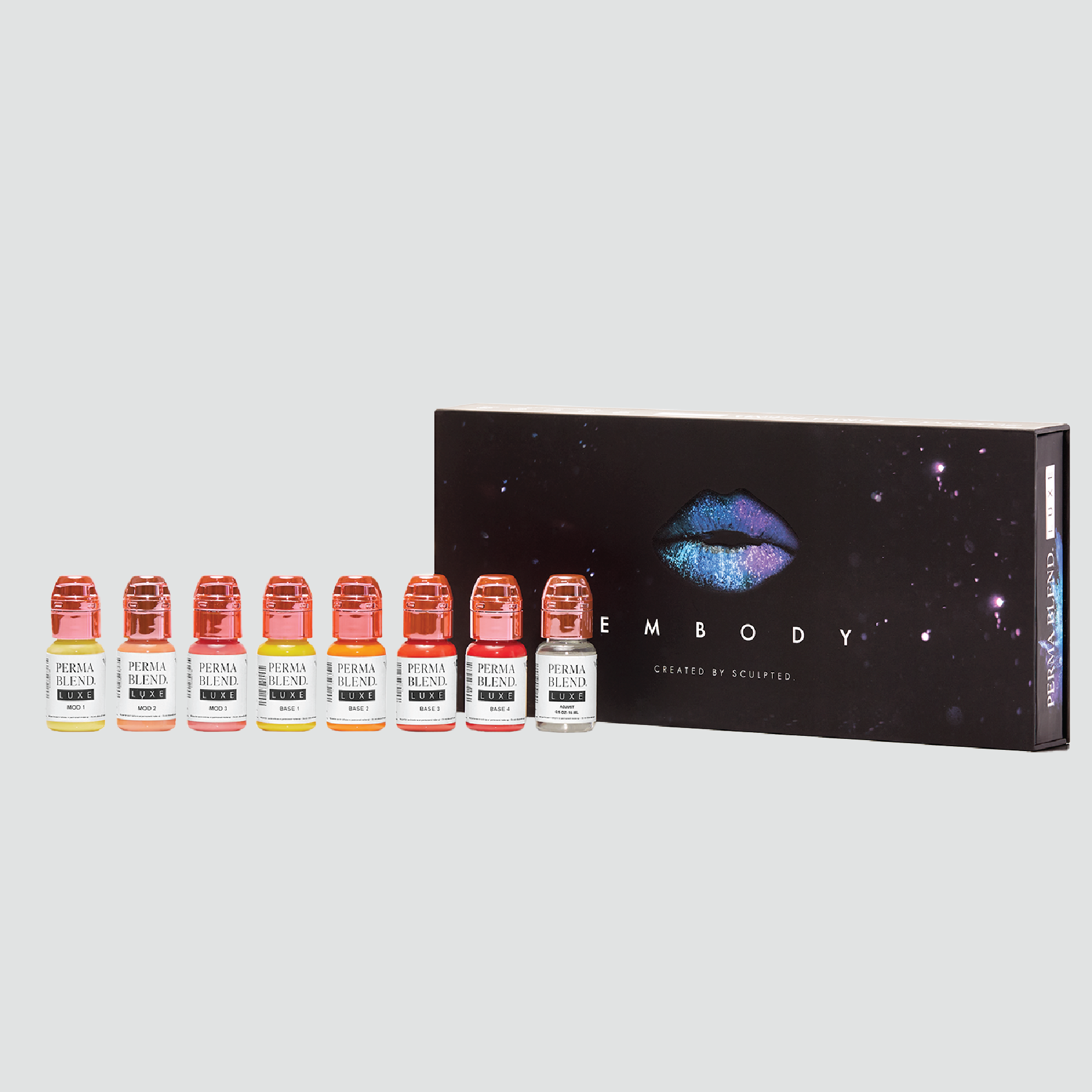 PERMA BLEND EMBODY インクセット 8色 Perma Blend LUXE Carla Ricciardone Embody Set – Expert Lip Color Set