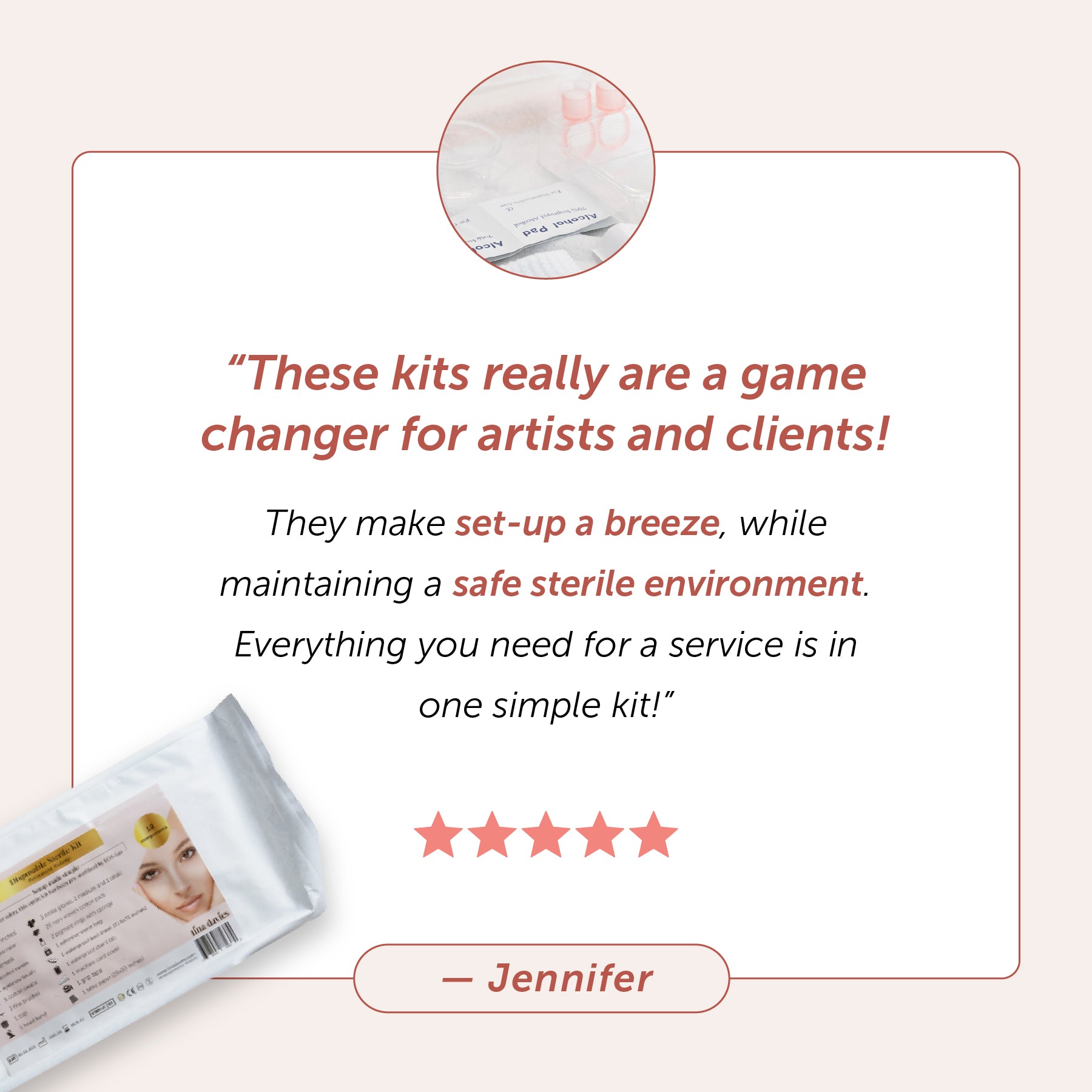 Disposable Sterile Kit - Single Unit
