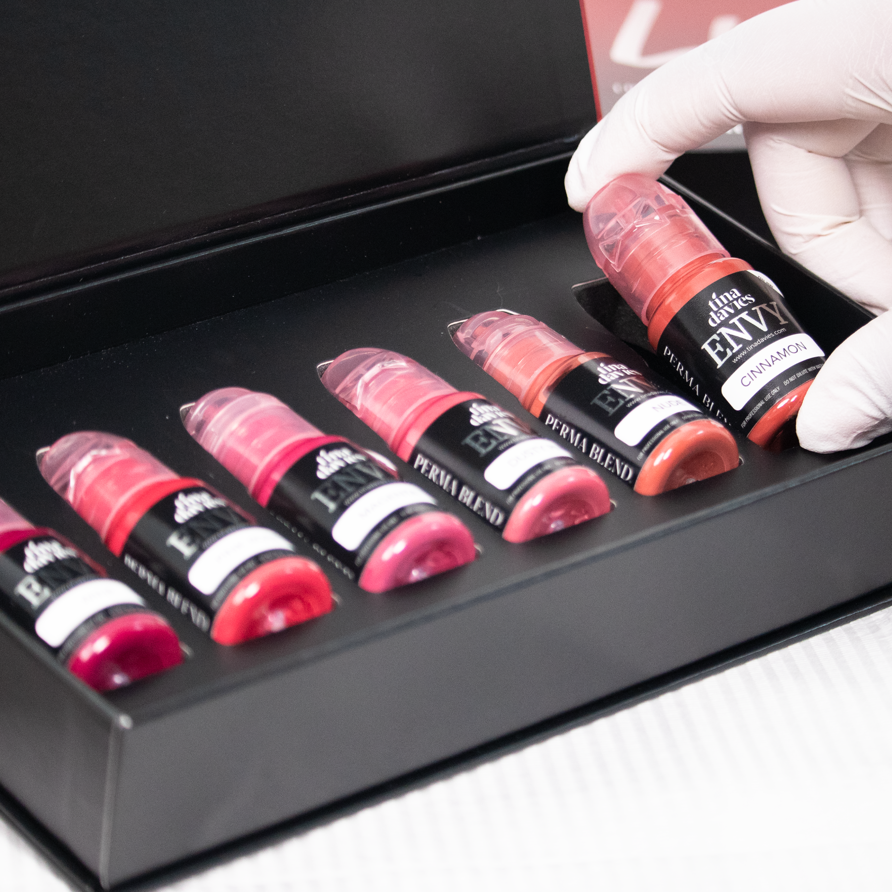 Tina Davies Envy Lip Pigment Collection - Long-Lasting PMU Lip Shades
