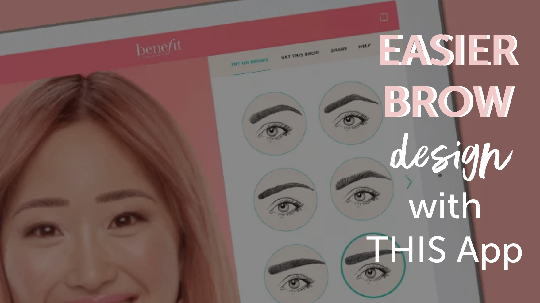 We Tried The Benefit "Brow Try-On" App