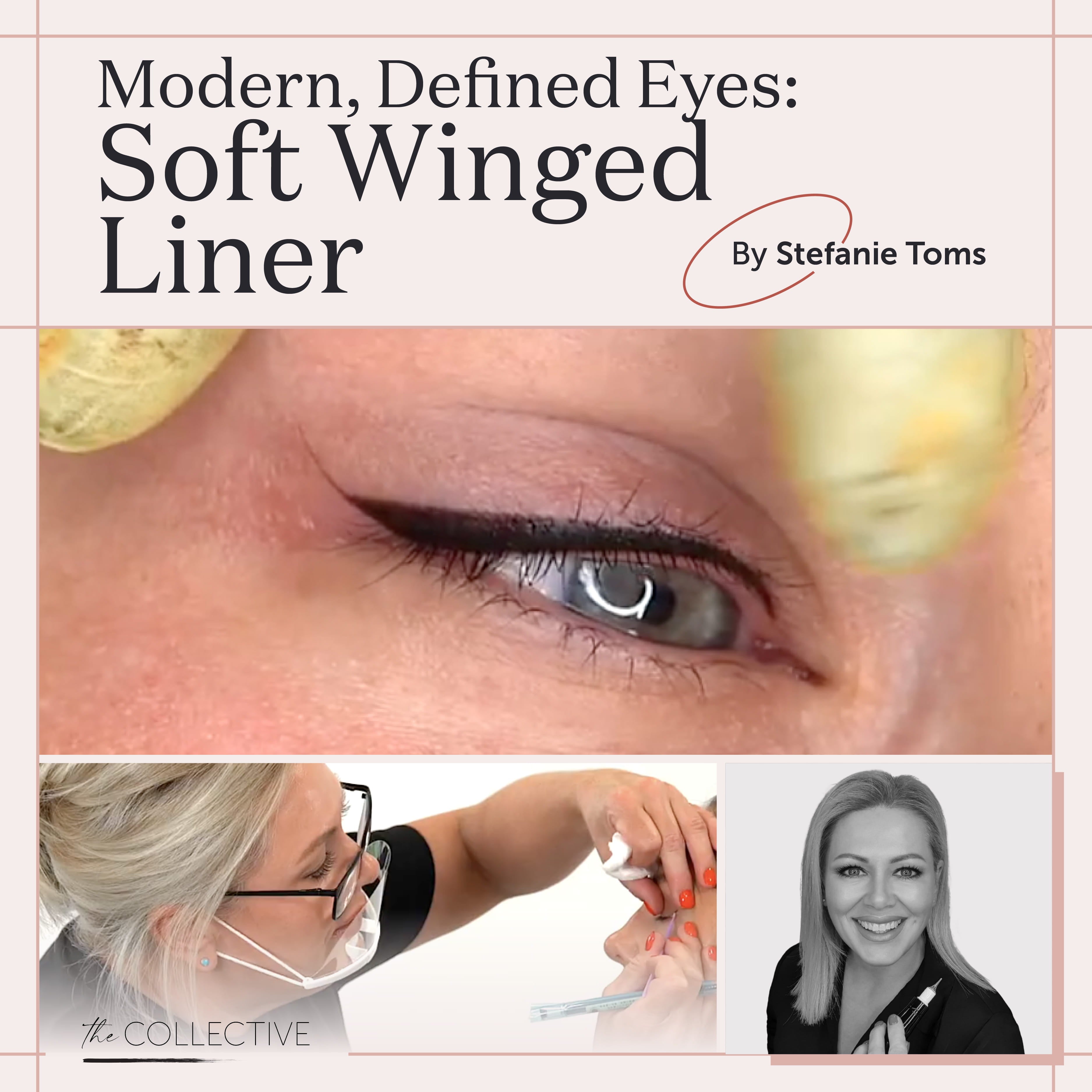 Modern, Defined Eyes: Soft Winged Liner By Stefanie Toms