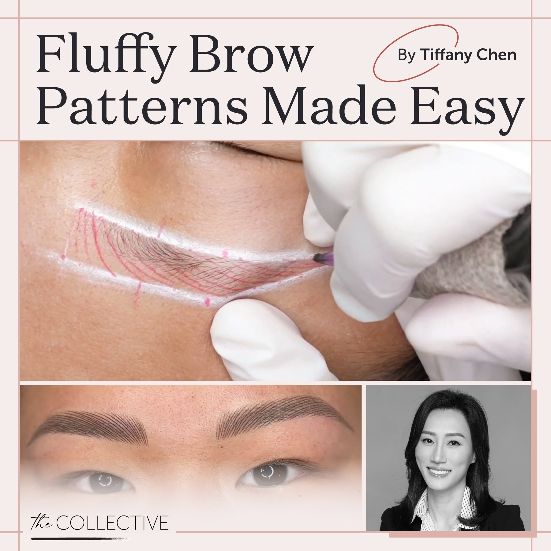 Fluffy Brow Patterns Made Easy by Tiffany Chen